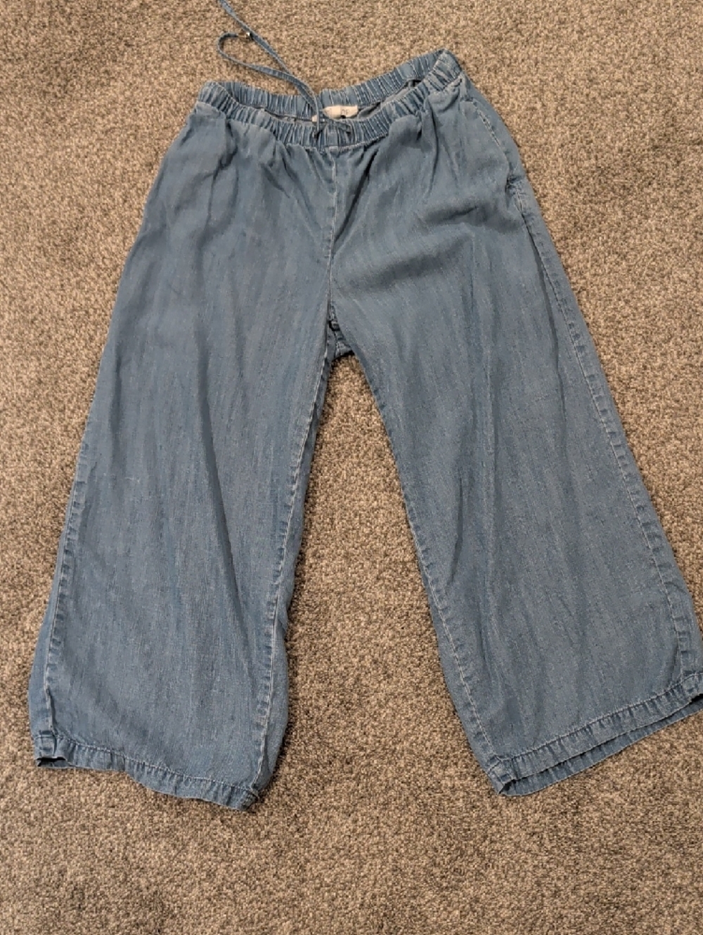 Workshop Republic Clothing light blue elastic waist pants (#811)